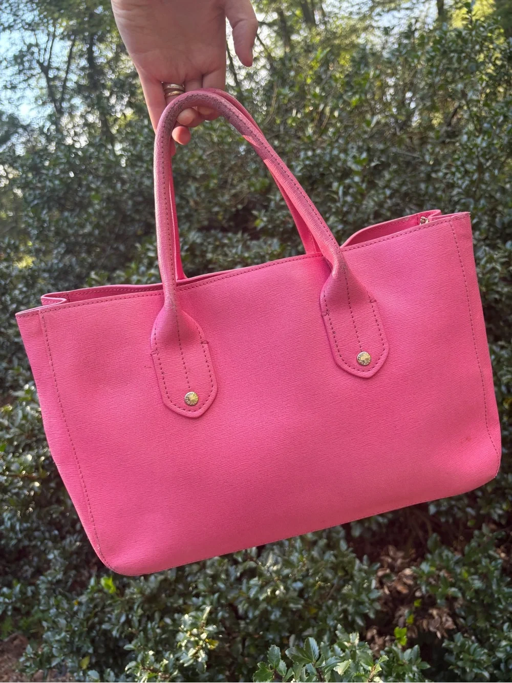 Furla Leather Crossbody Tote Bag